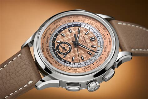 patek world time chronograph.